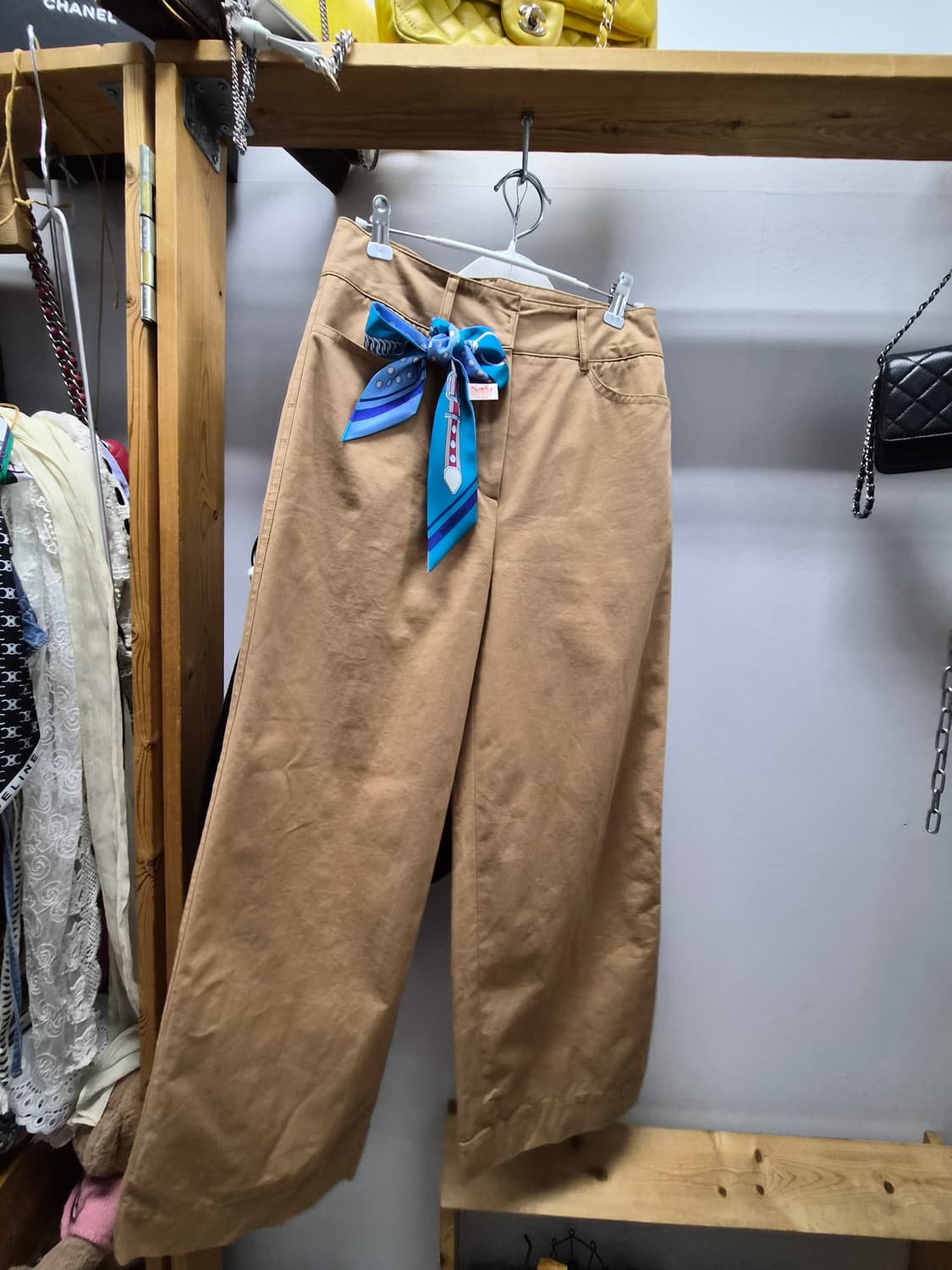 띠어리 리본꼬임 스판 맨투맨. 10month와이드팬츠 상품이미지7