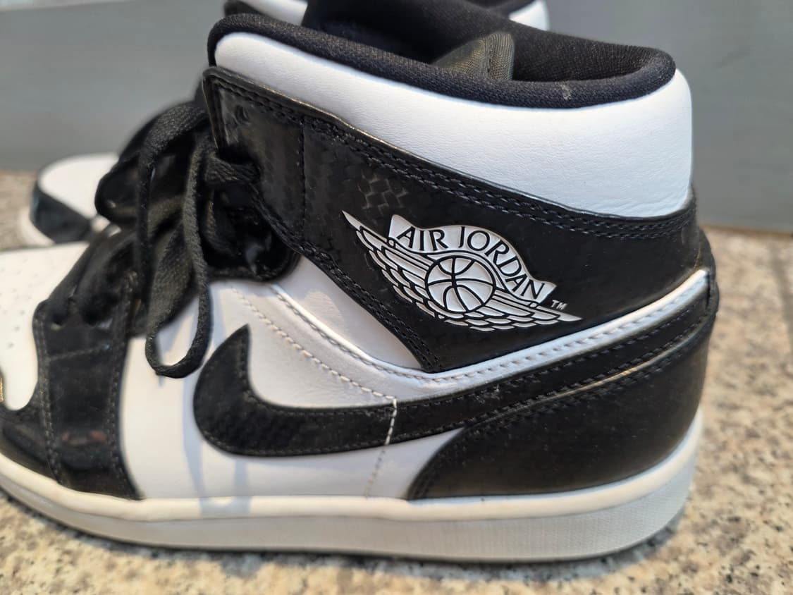 나이키 X 스투시 에어 포스 1 미드 블랙 화이트 270 상품이미지3