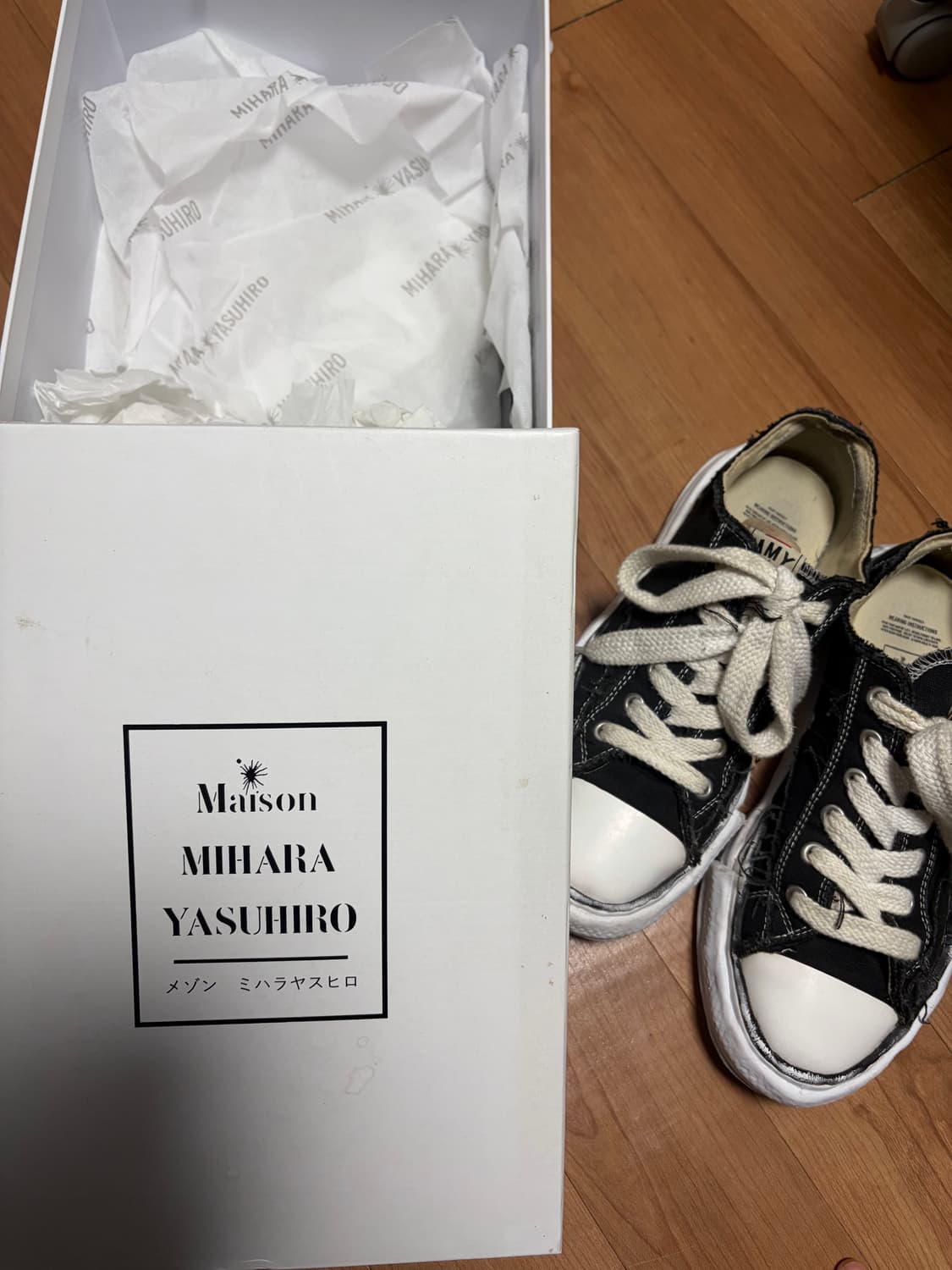 [EU 43]미하라 야스히로 피터슨 블랙 상품이미지9