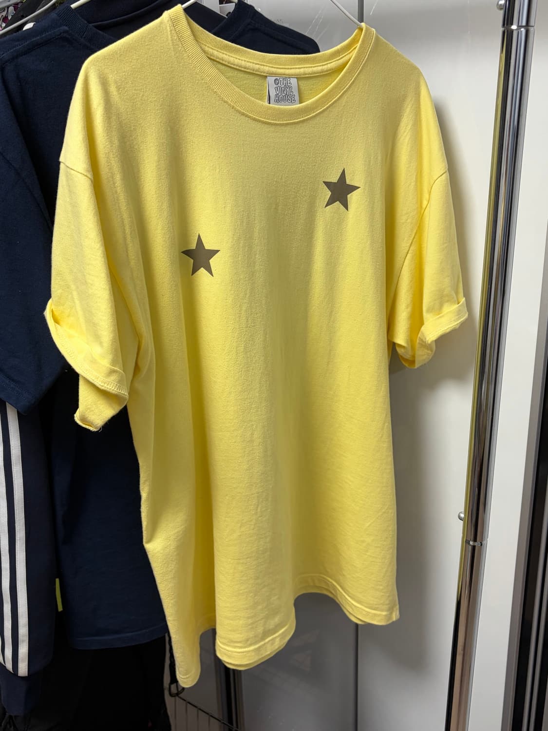 더바이닐하우스 STAR TEE YELLOW M 상품이미지3