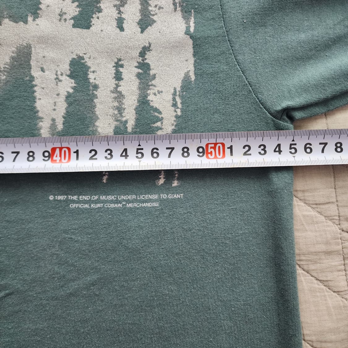 [L] 90s 너바나 커트 코베인 PORTRAIT 빈티지 밴드티 상품이미지9