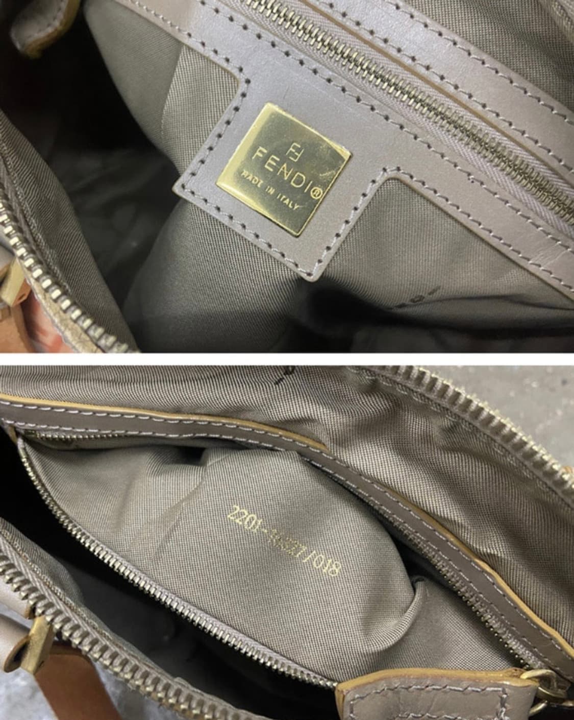 펜디 주카로고 에나멜 토트백 상품이미지6