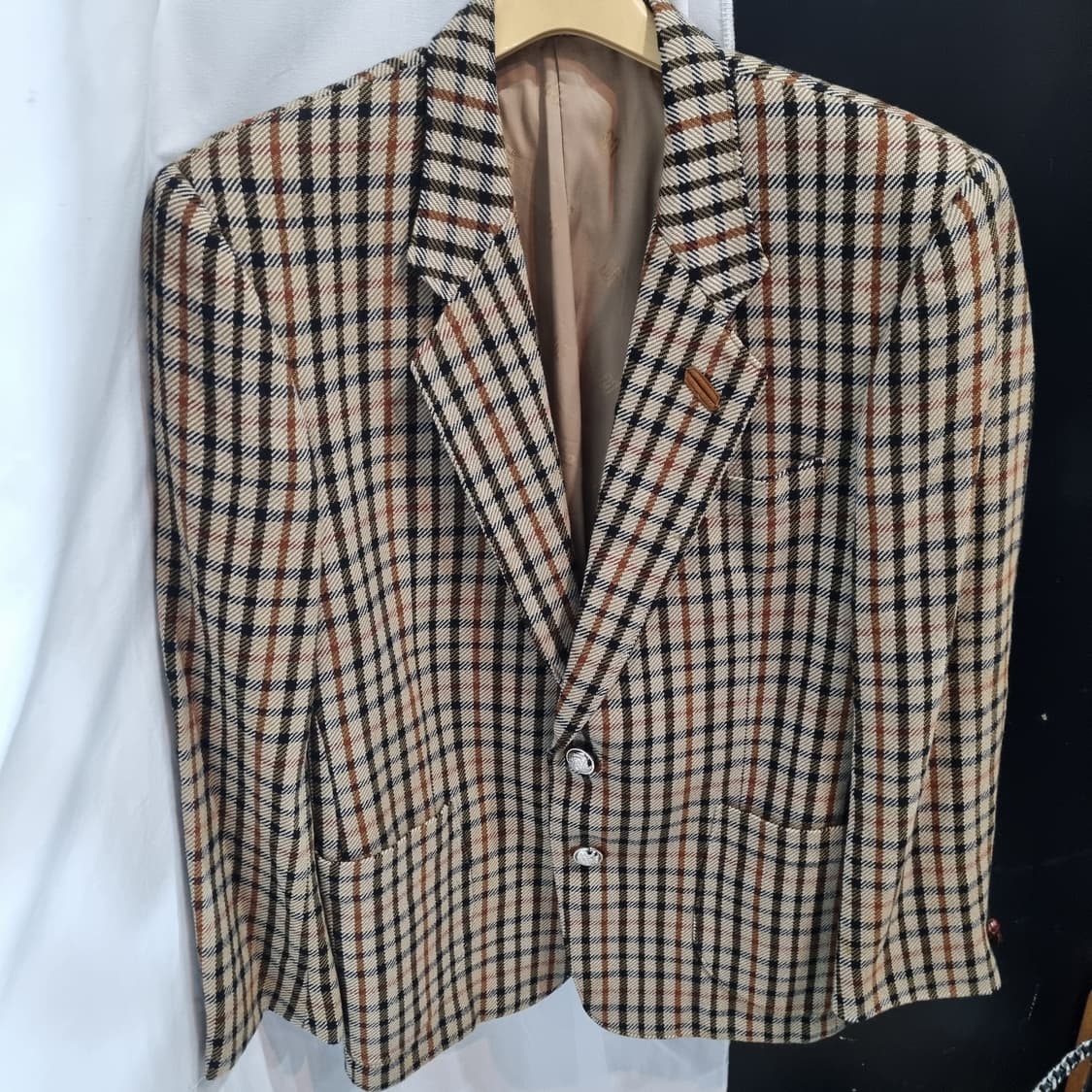 닥스 남성 빈티지 시그니처 모직 체크자켓 상품이미지1