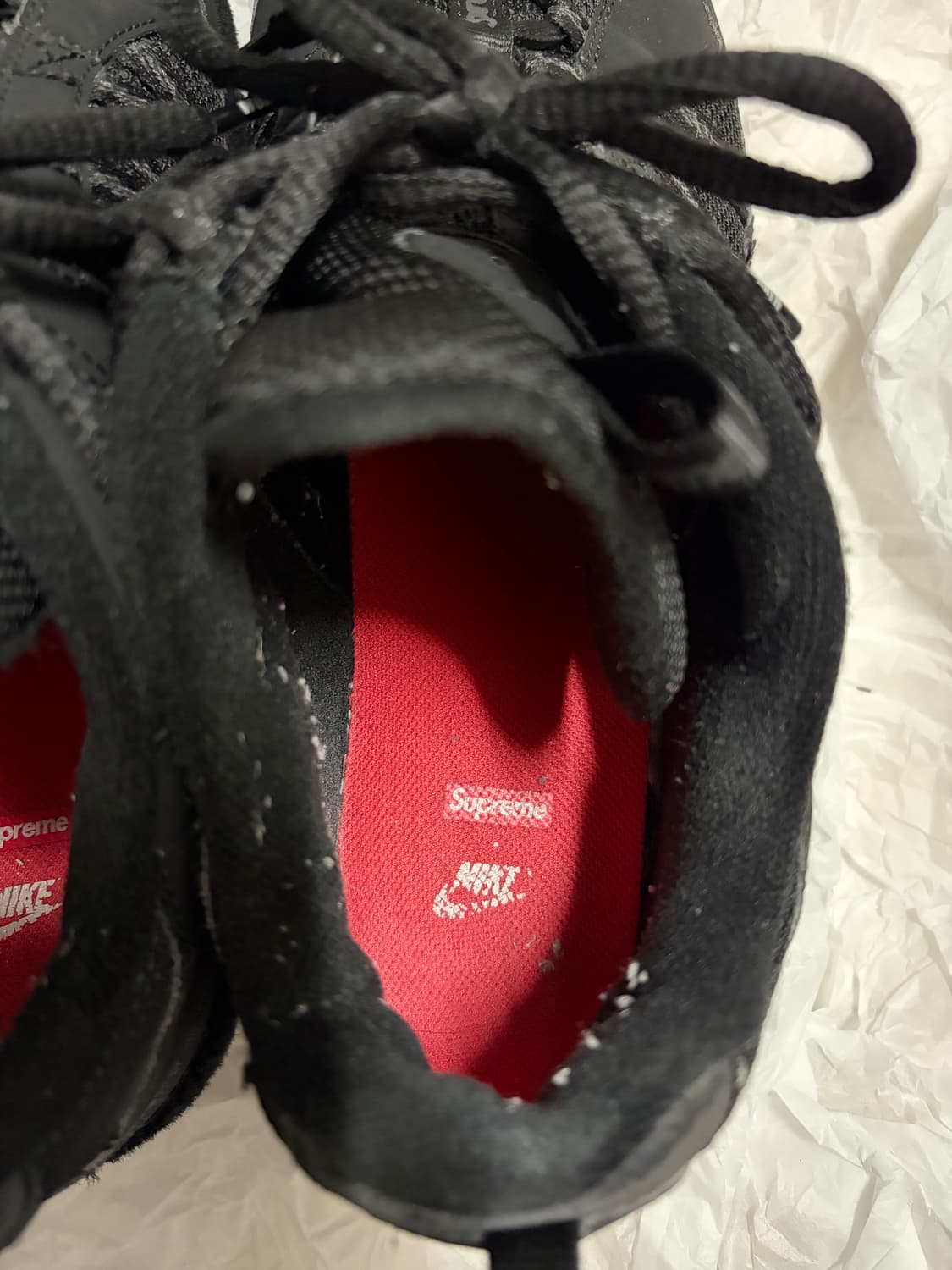 [280] 나이키x슈프림 에어 휴마라 블랙 상품이미지6