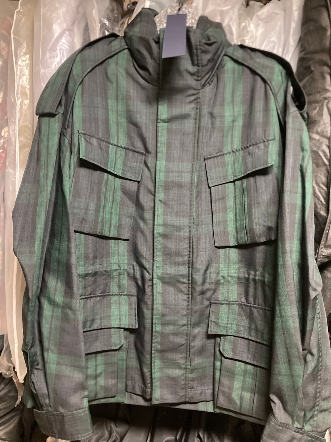 준지체크 자켓46 상품이미지3