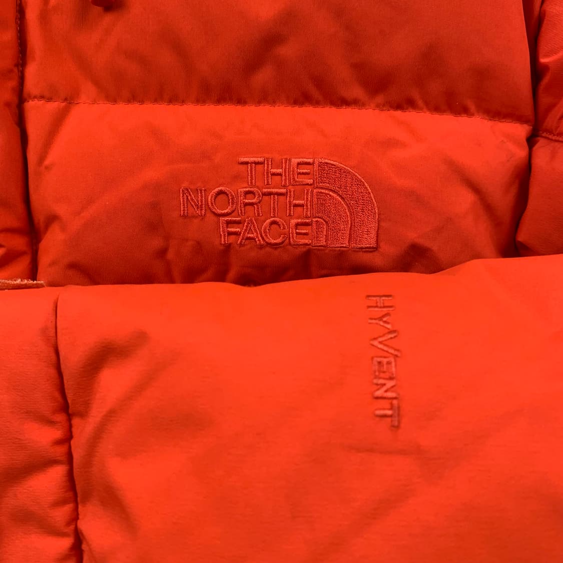 노스페이스 하이벤트 맥머도 구스다운 패딩 파카 오렌지 상품이미지3