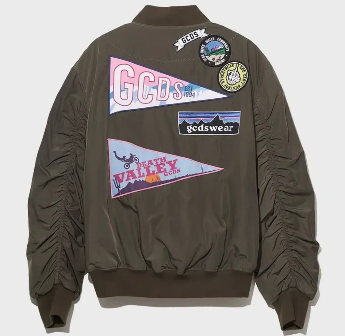 GCDS jacket 카키색 MA-1 플라이트 상품이미지1