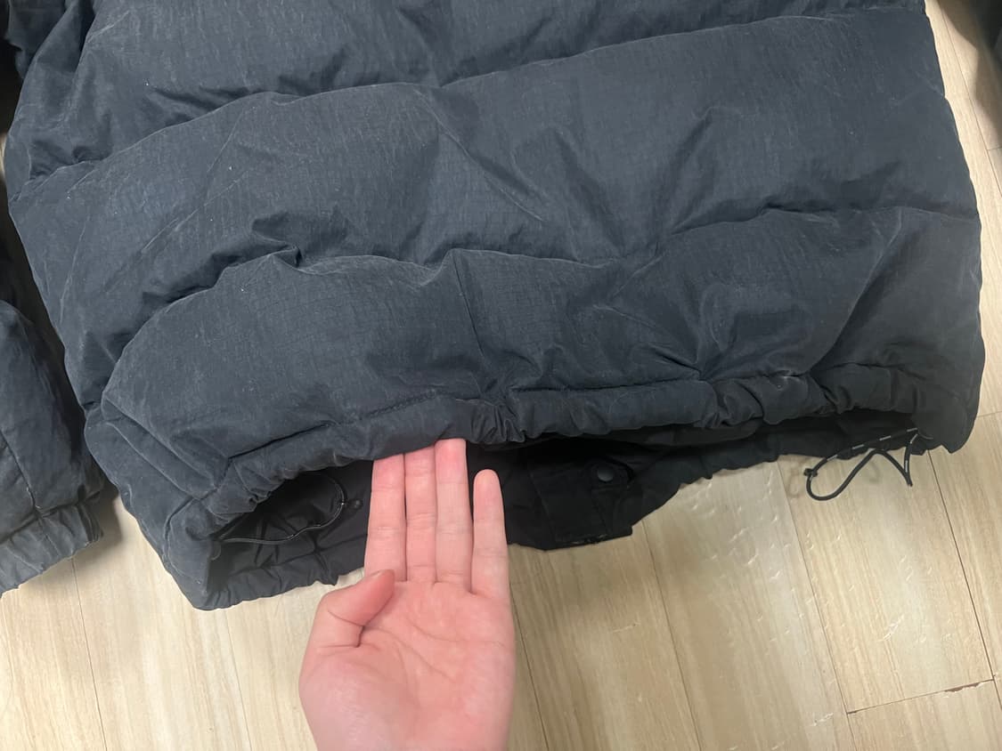 스투시 립스탑다운 패딩 블랙 상품이미지4