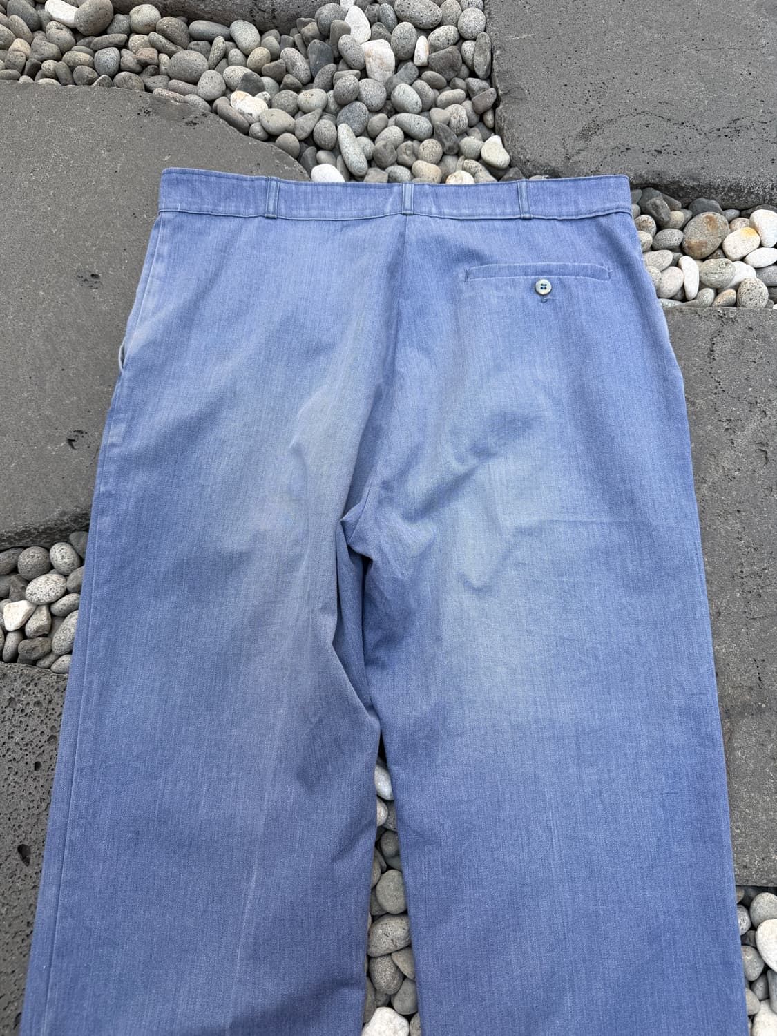 60s FRENCH KIDUR FADED CHAMBRAY 프렌치워크팬츠 상품이미지8
