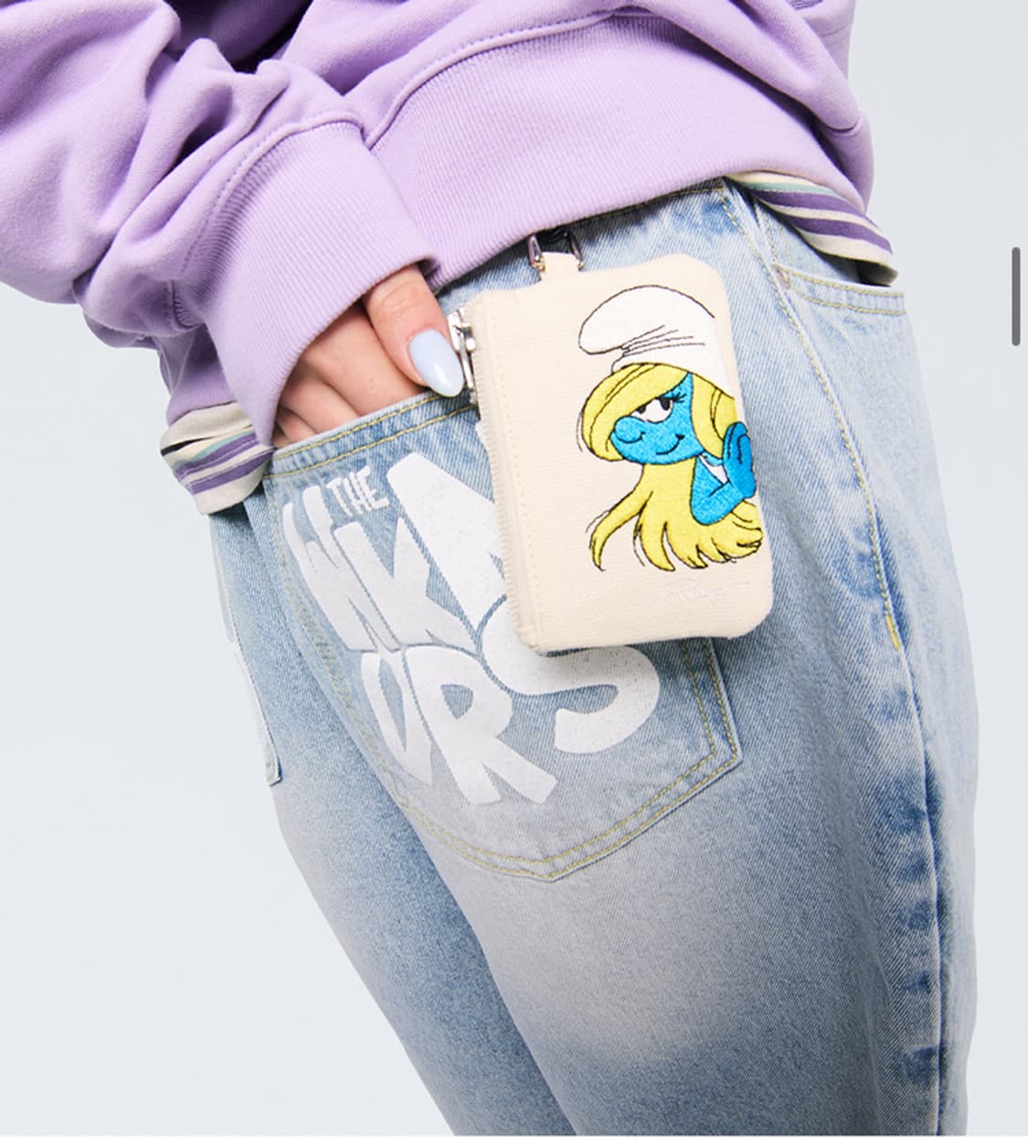 새상품) 위캔더스 스머프 콜라보 카드 지갑 상품이미지4