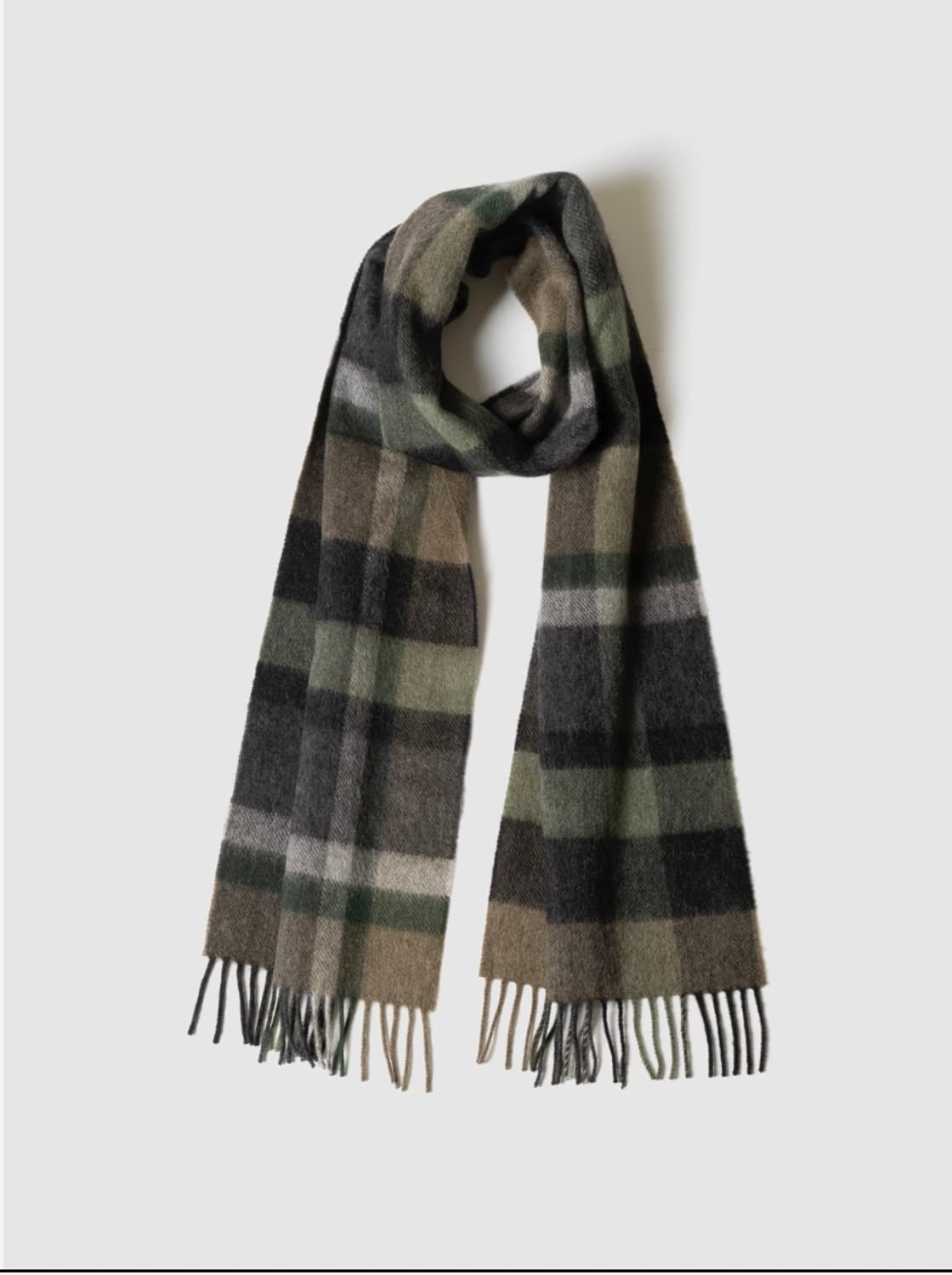 새상품) 포커페이스 캐시미어 머플러 포레스트 색상 상품이미지1