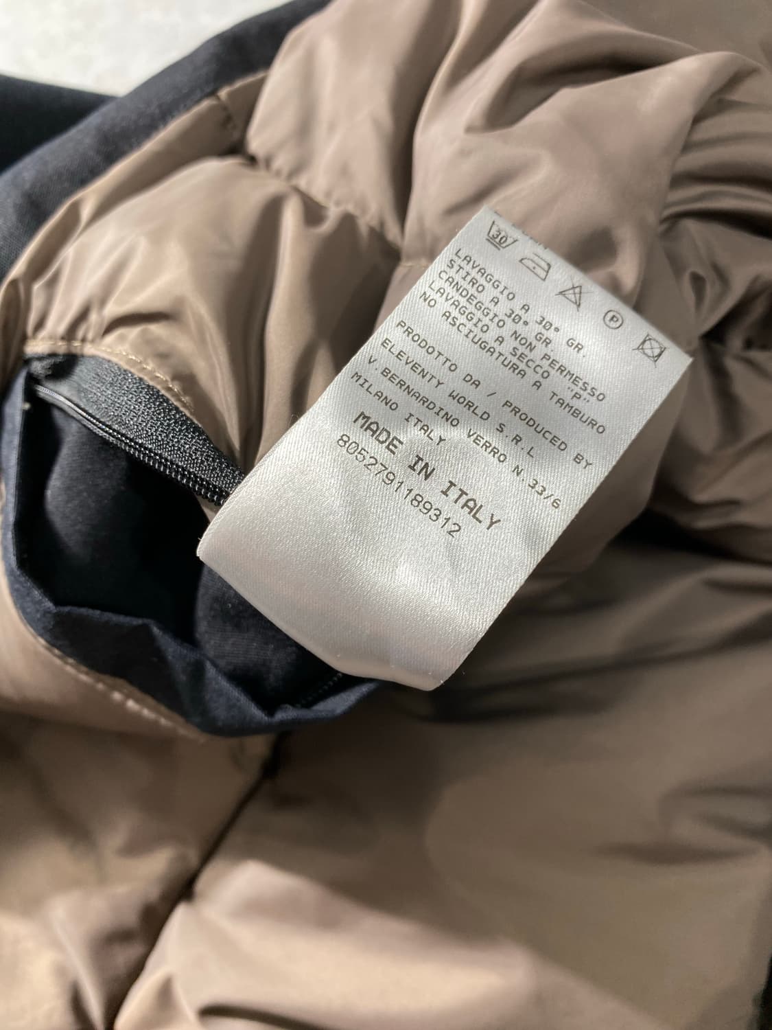 [M] Eleventy 일레븐티 이태리메이드 구스다운 투웨이 블루종 상품이미지10