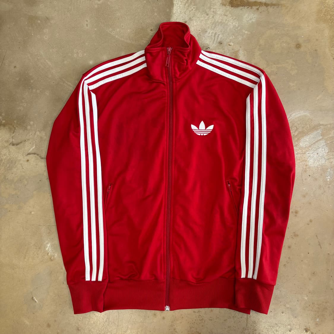 100 아디다스 파이어버드 레드 트랙탑  상품이미지2