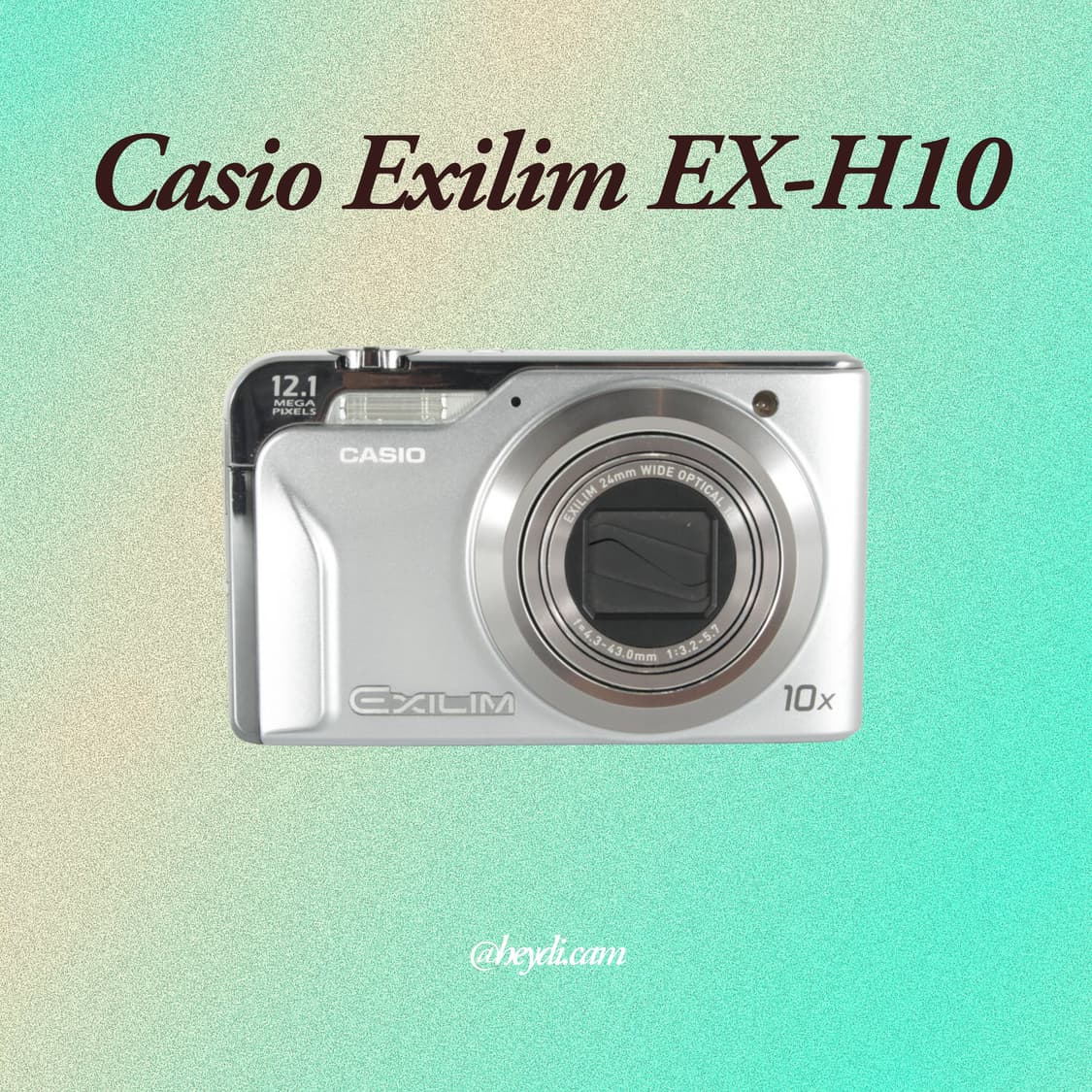 (츄디카)카시오 엑슬림 Casio Exilim EX-H10 실버 상품이미지1