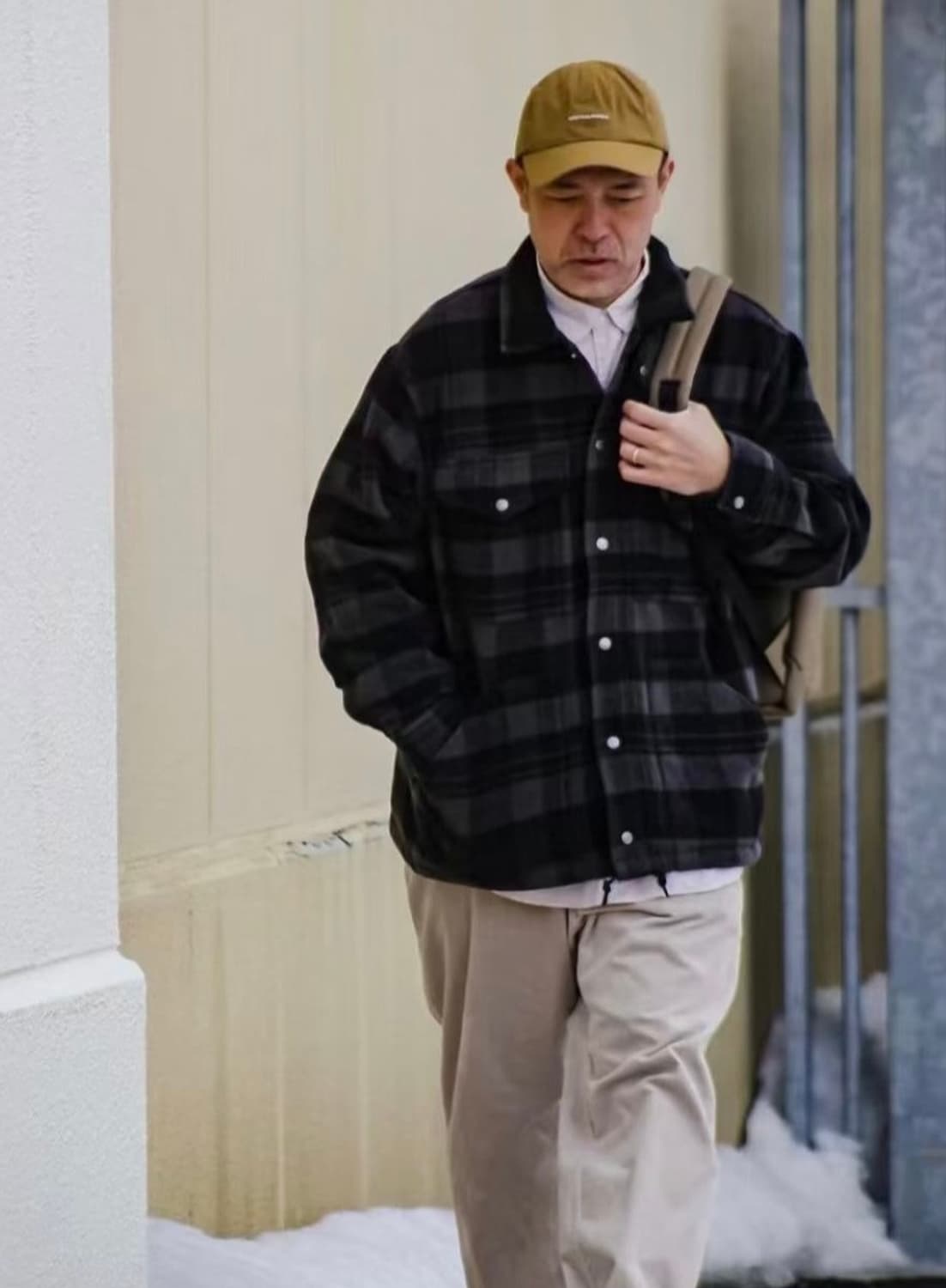 노스페이스 퍼플라벨 울 필드 CPO 자켓 L 블랙 상품이미지2