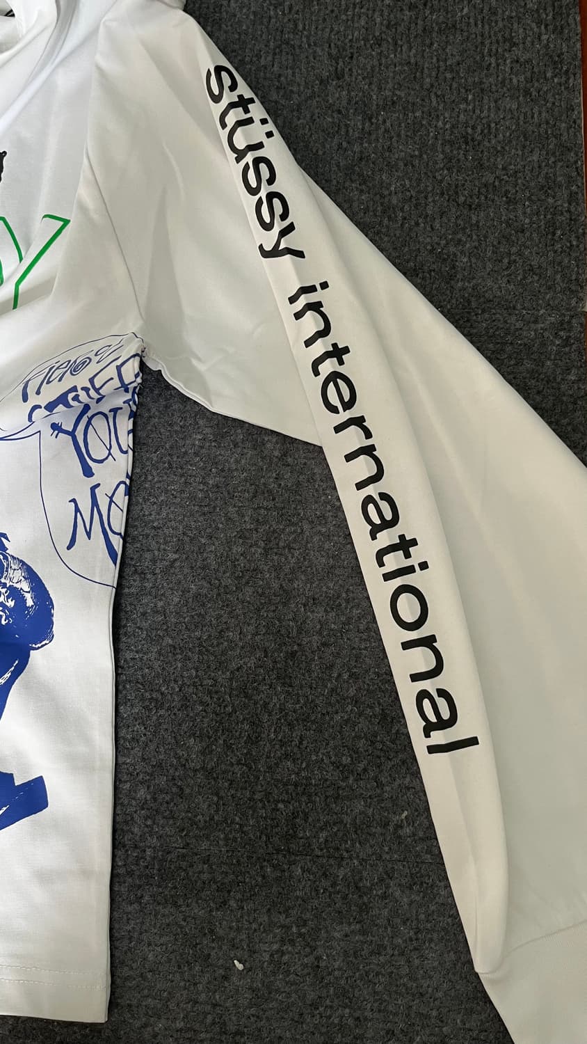 스투시 테스트 스트라이크 피그먼트 다이드 롱슬리브 티셔츠 내츄럴 상품이미지7