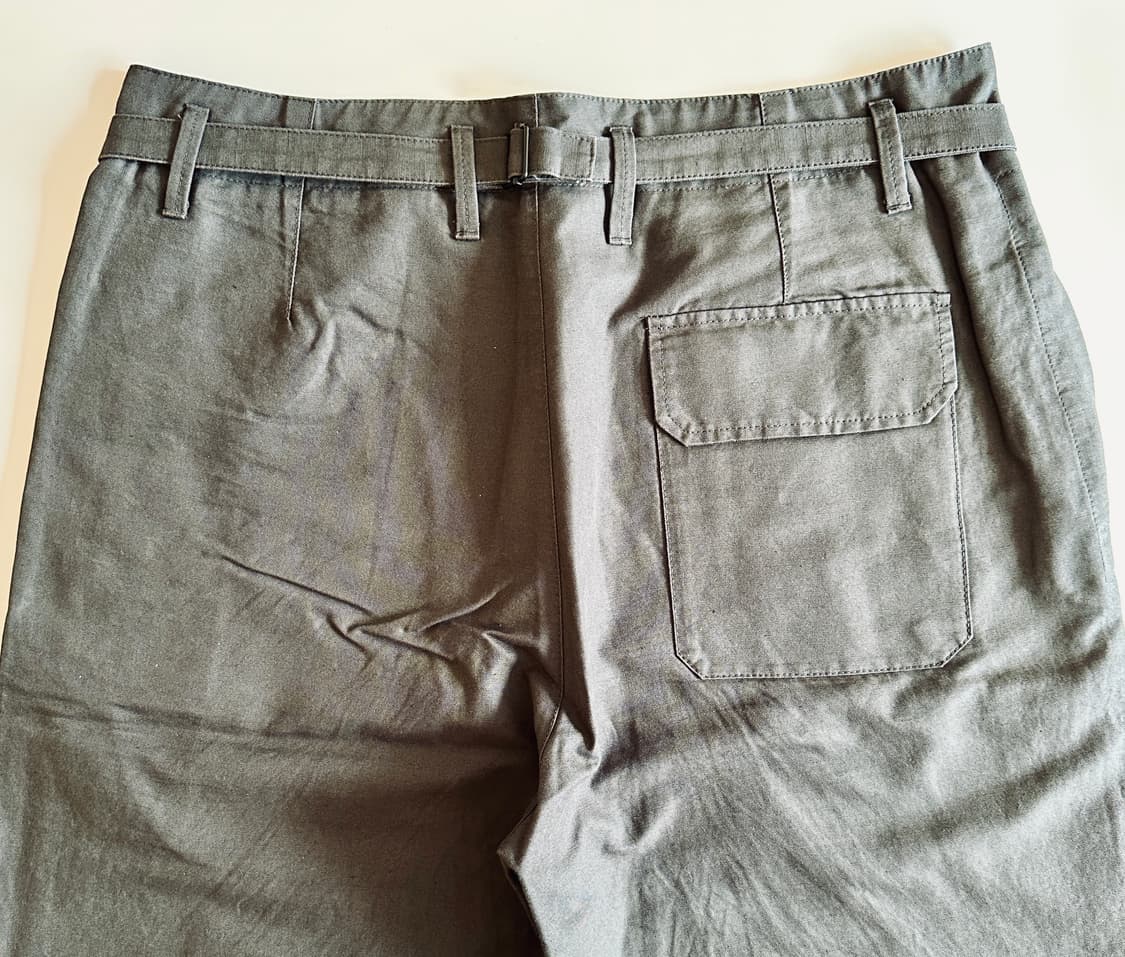 르메르 밀리터리 팬츠 레이븐 52사이즈 신품급 트위스트 워크팬츠 상품이미지3