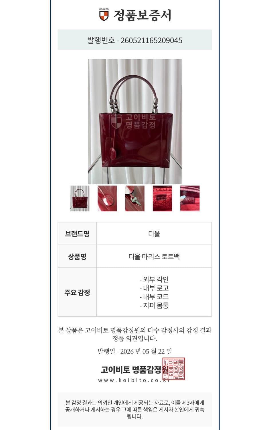 디올 마리스 레이디백 상품이미지10