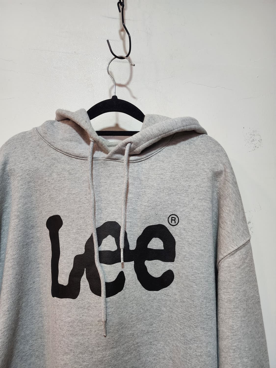 Lee 빅 로고 회색 후드티 XL 상품이미지2