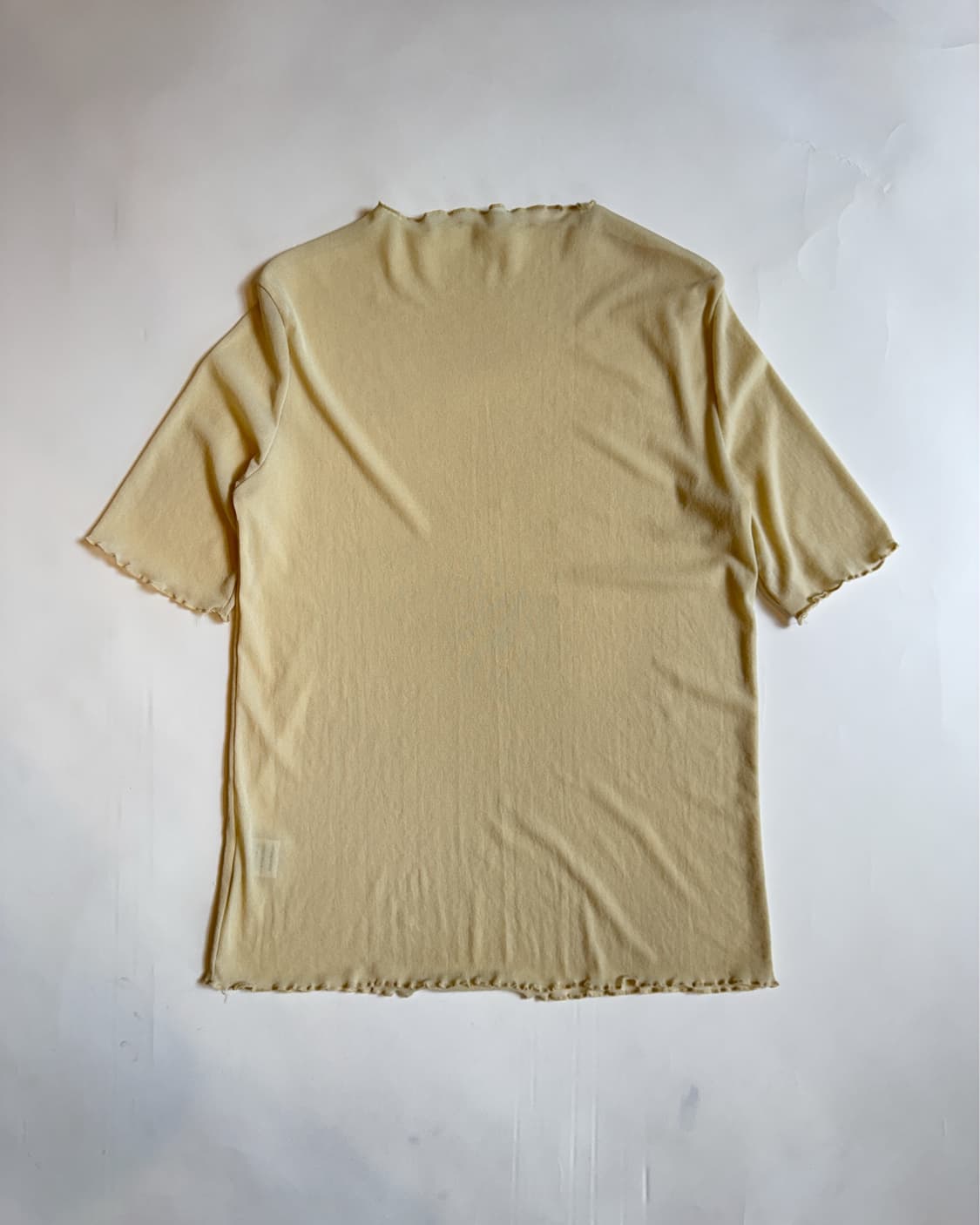 CREAM LETTUCE HEM TEE 상품이미지3