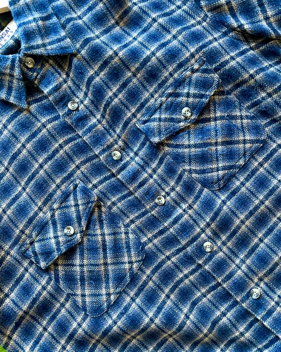 90-00s KANSAI Jeans Heavy Flannel Shirt 상품이미지5