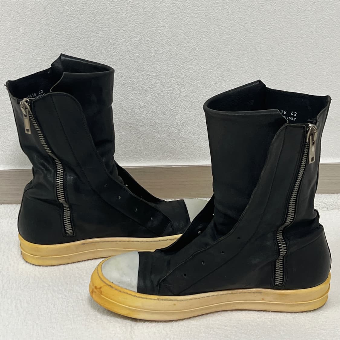 릭오웬스 14SS 롱라몬즈 부츠 블랙 LGEP 상품이미지4