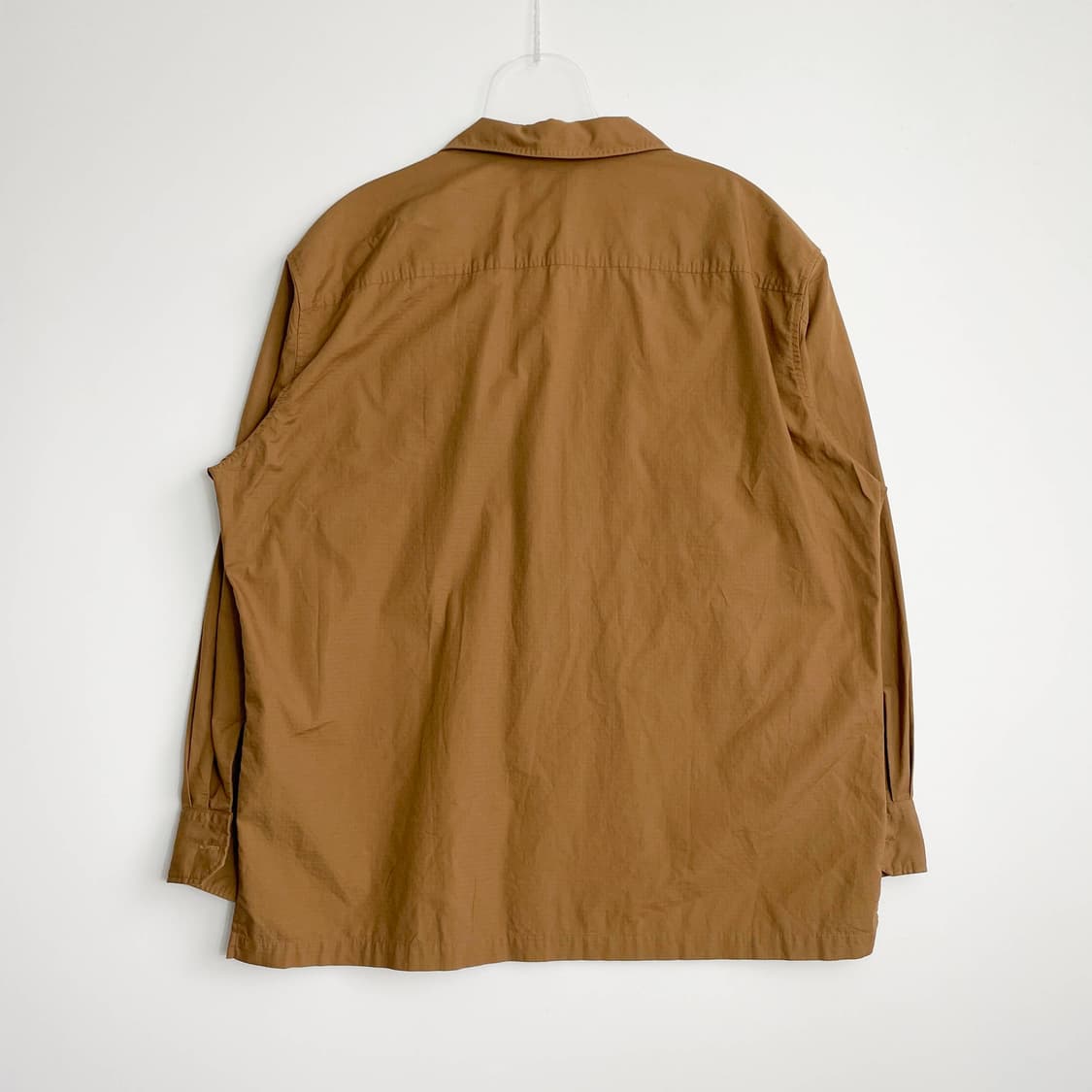 F2 유니클로 오버핏 립스탑 워크셔츠 XL사이즈 상품이미지3