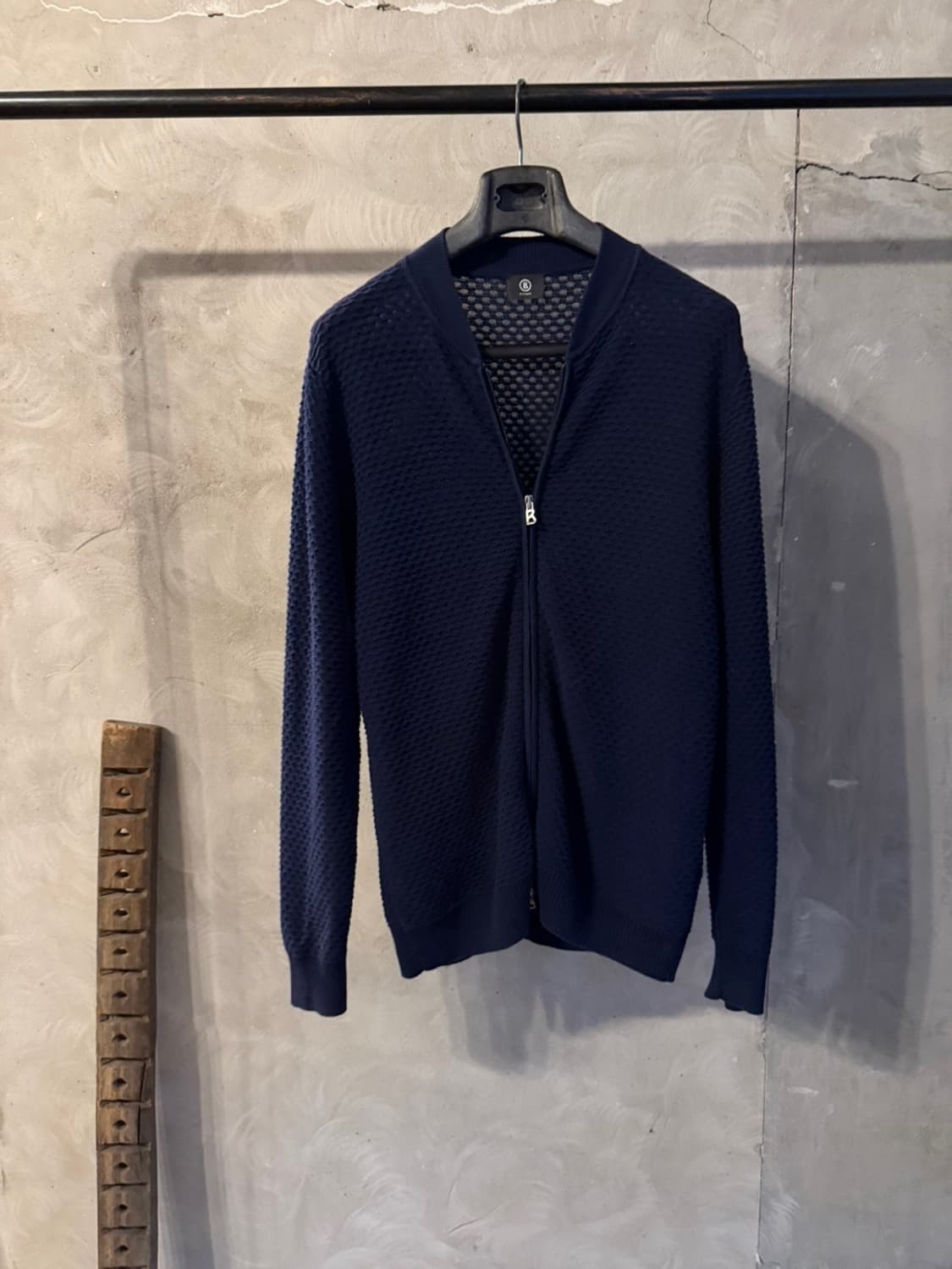 보그너 짚업니트 남성100 상품이미지4