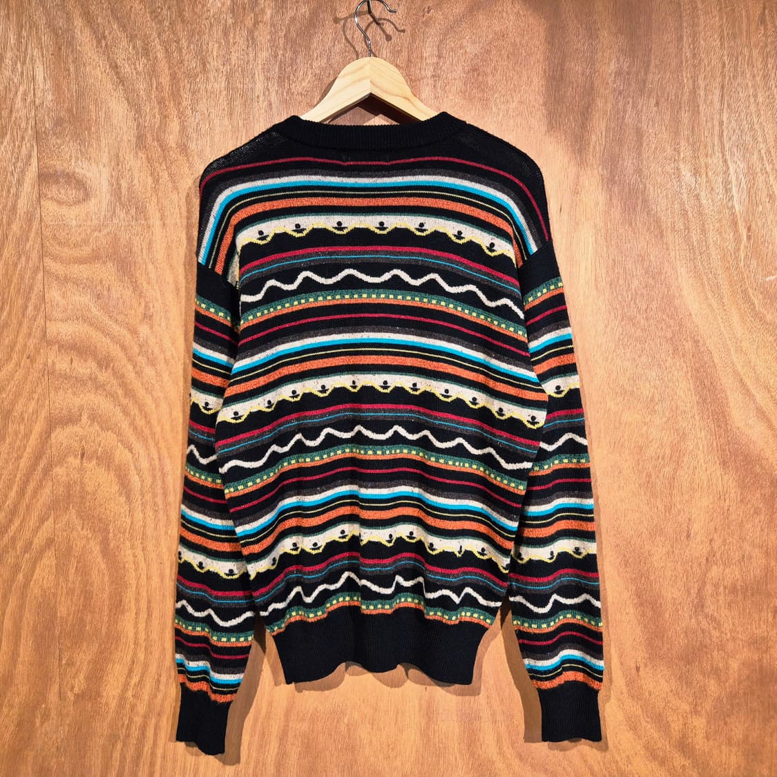 MU스포츠 재팬 캐시미어 케이블패턴 니트 L 상품이미지4