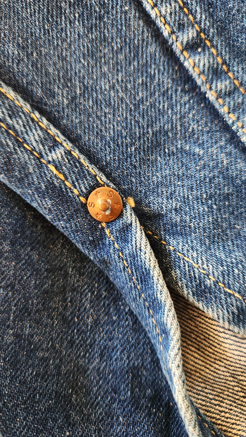 90s 라핀 로데오 대전판 데님자켓 리바이스 s506xx 복각 상품이미지4
