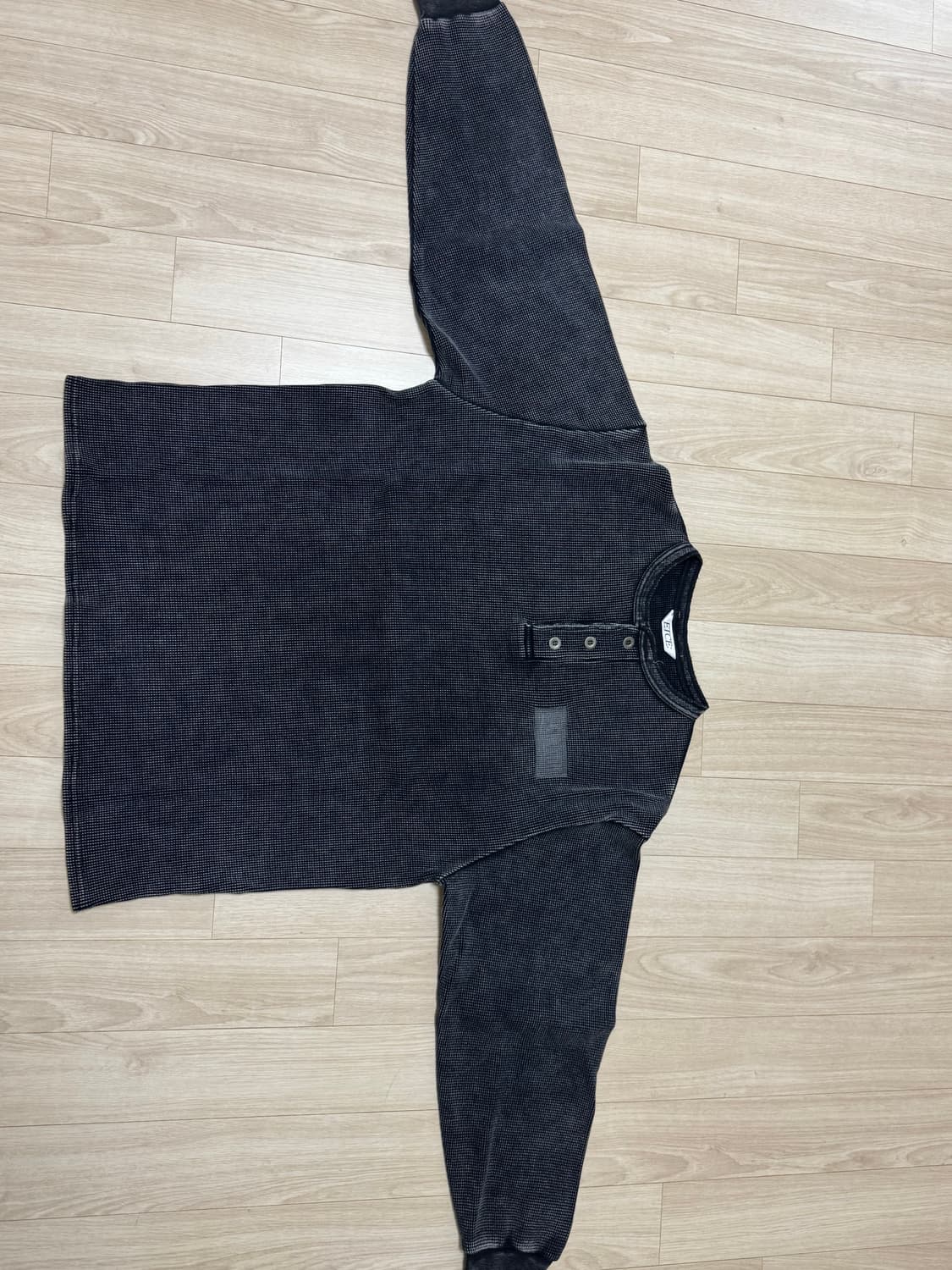 PROTOTYPE HENLEY NECK WAFFLE KNIT 상품이미지1