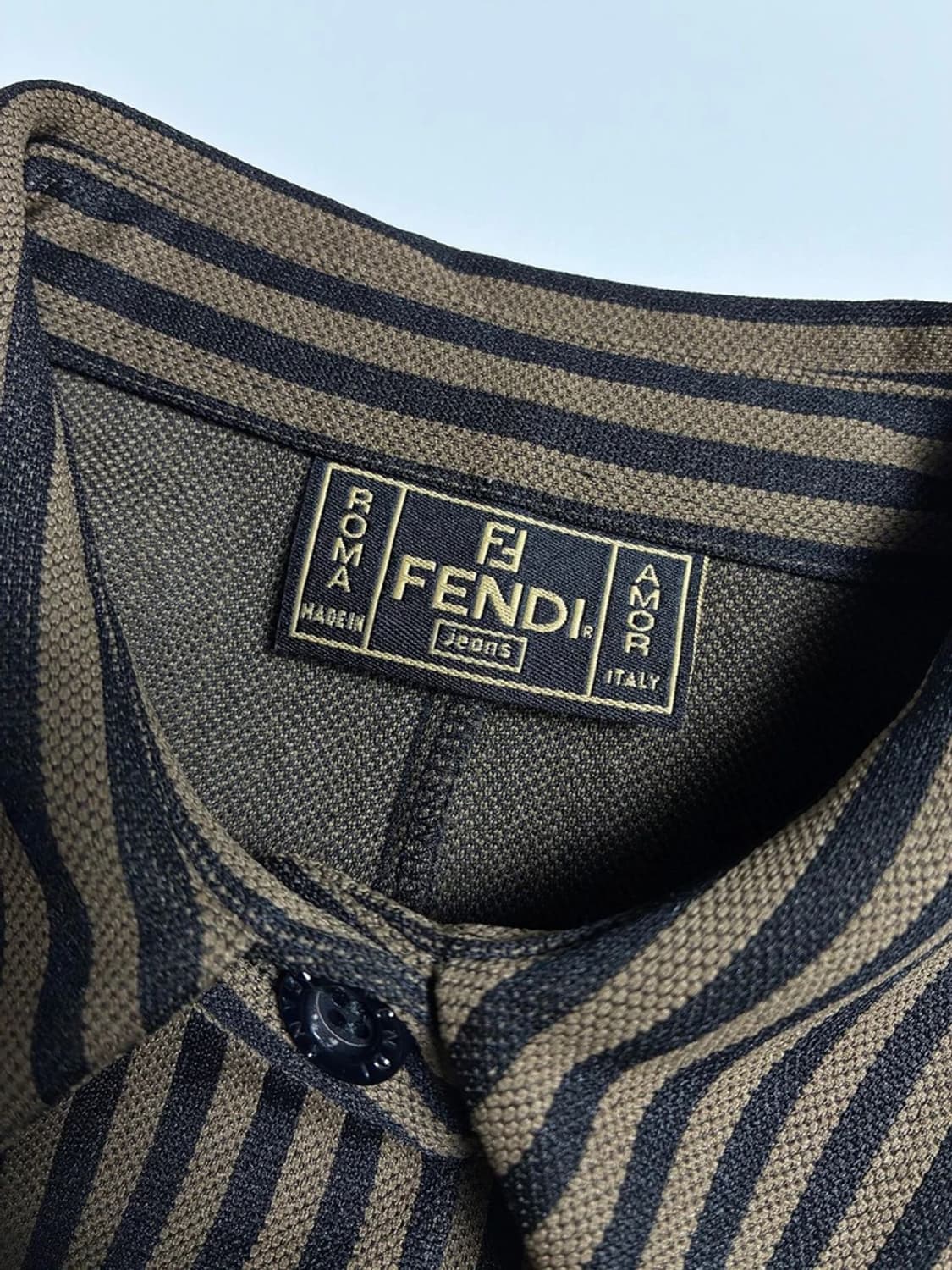펜디 FENDI 카라넥 스트라이프 셔츠 PN9951 상품이미지5