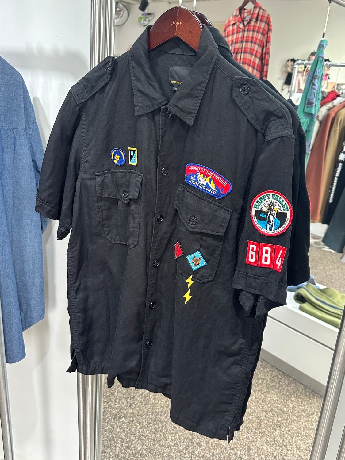 Hysteric glamour patch work shirts 상품이미지1