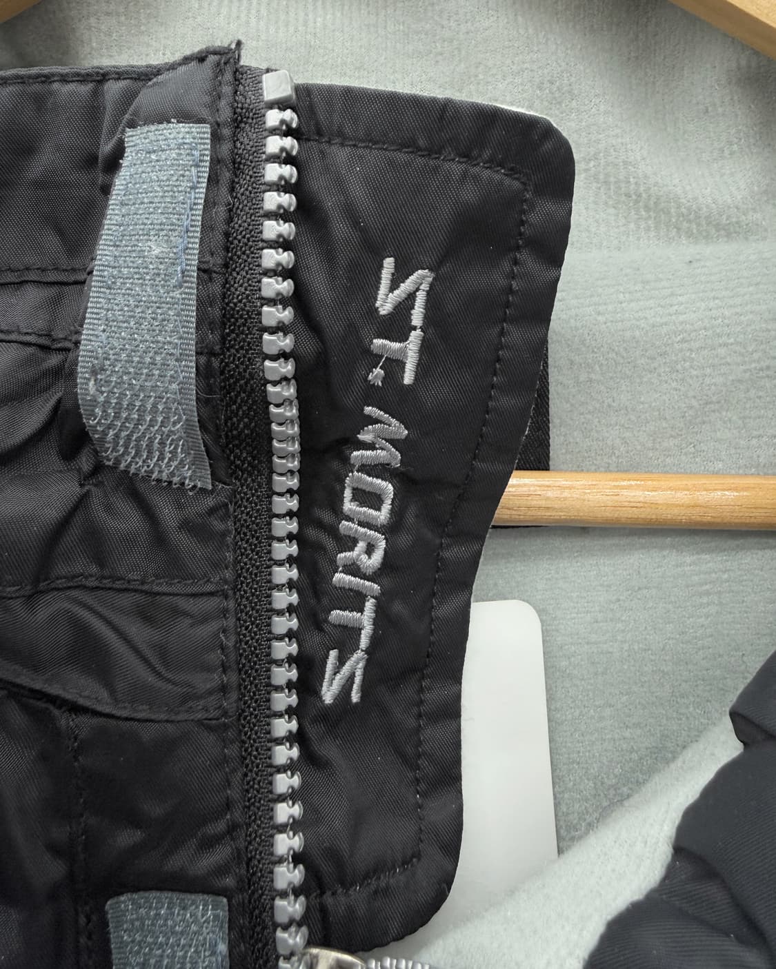 ST.Morits 00s 스키 웨어 택티컬 나일론 자켓 블랙 상품이미지7