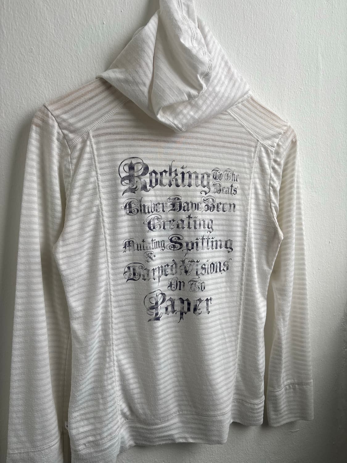 Vintage GV2 Graphic White Hood 상품이미지7
