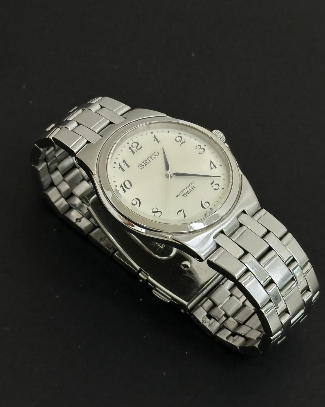 세이코 라운드 쿼츠 시계 상품이미지7