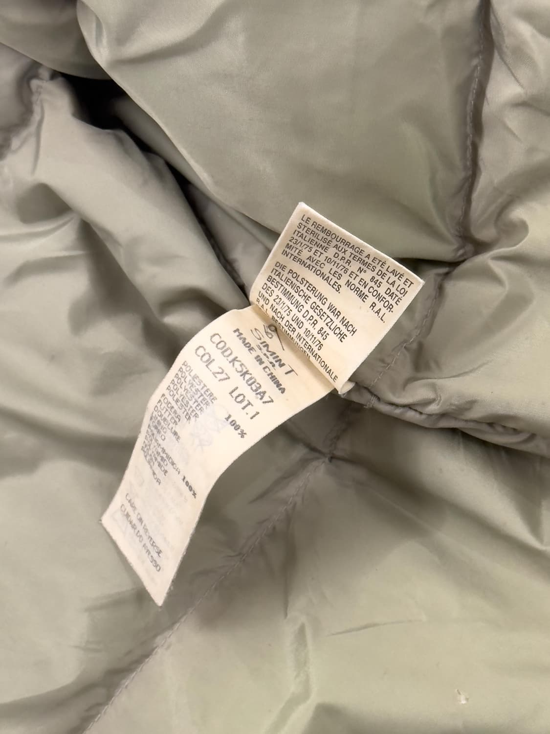 90s 아르마니 다운 파카 패딩 상품이미지9