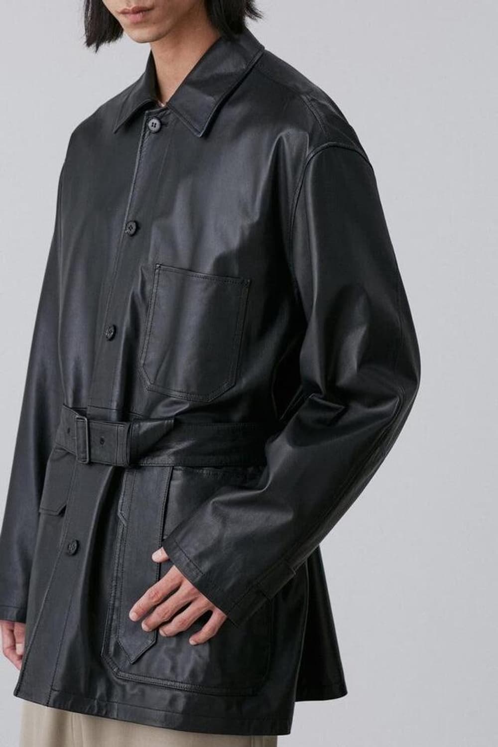 일레브 GLOVE SHEEP LEATHER 레더자켓 상품이미지8