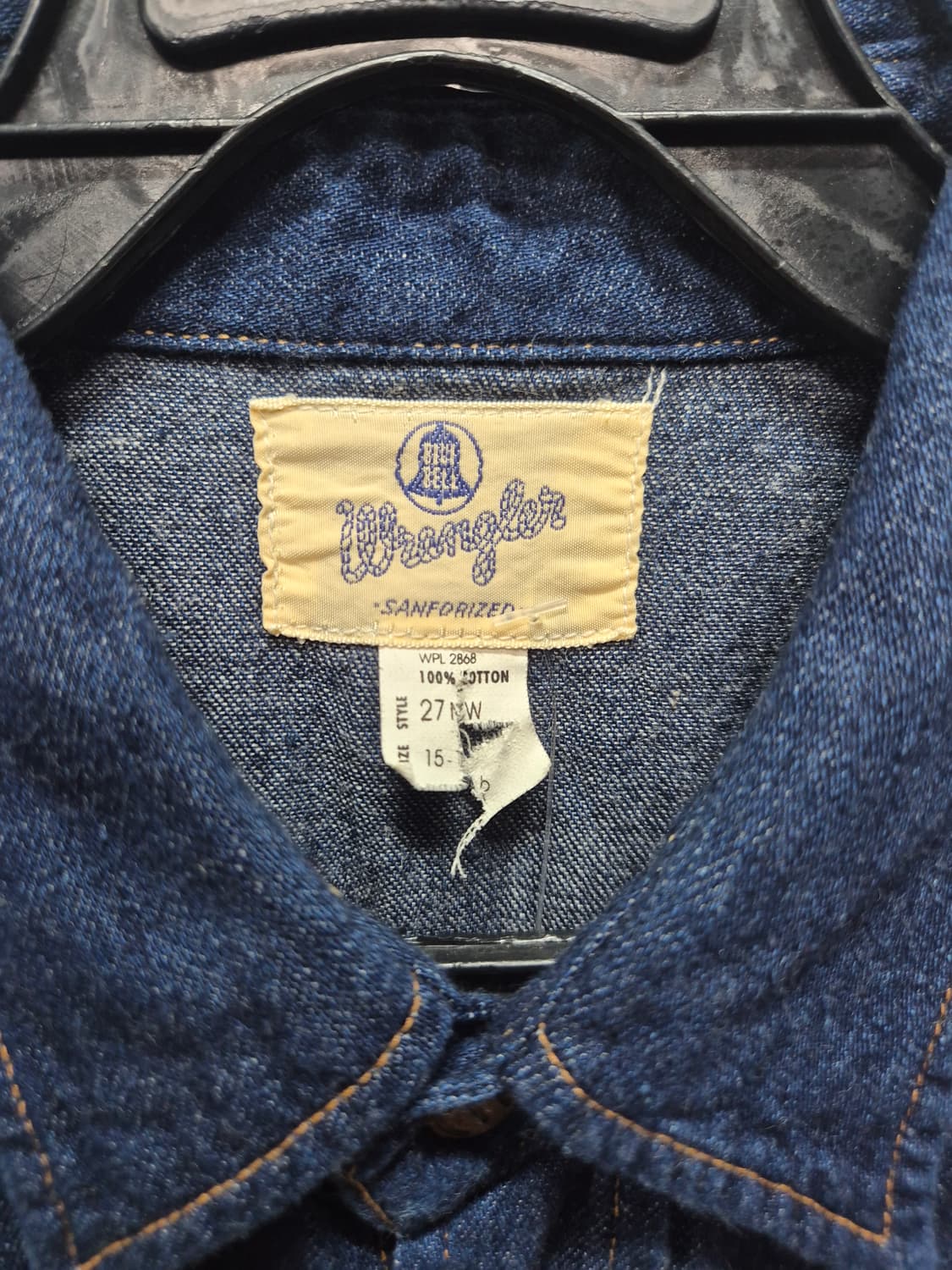 랭글러 웨스턴 데님셔츠 상품이미지3