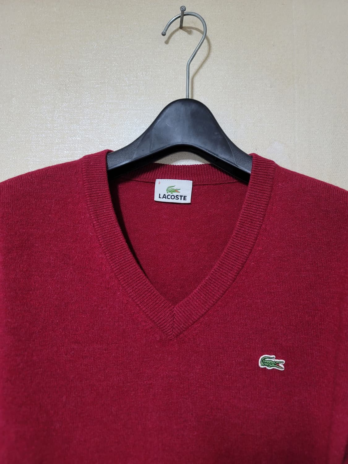 라코스테 브이넥 니트 상품이미지2