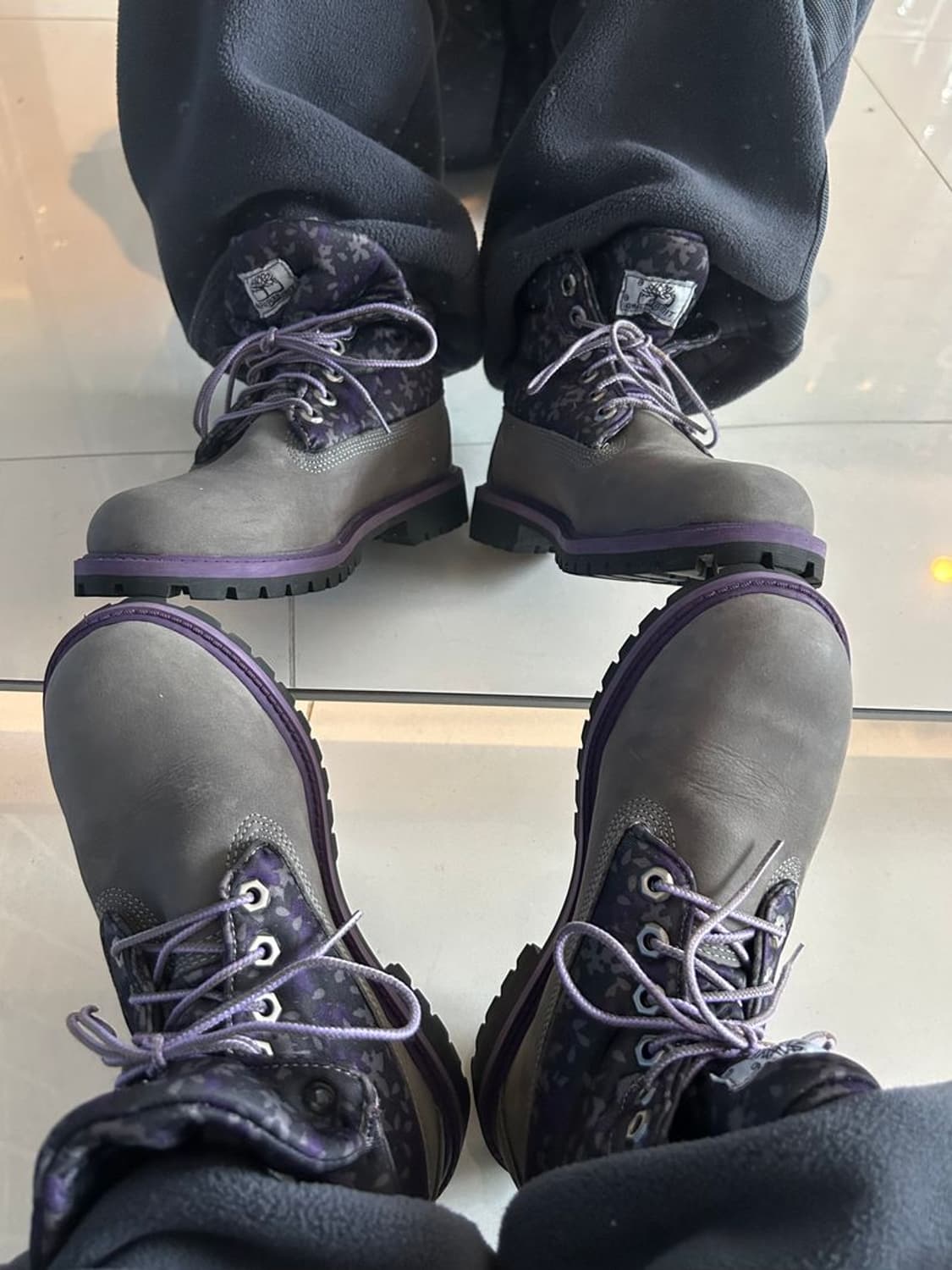 CAMO LACE UP BOOTS 카모 레이스업 부츠 상품이미지4