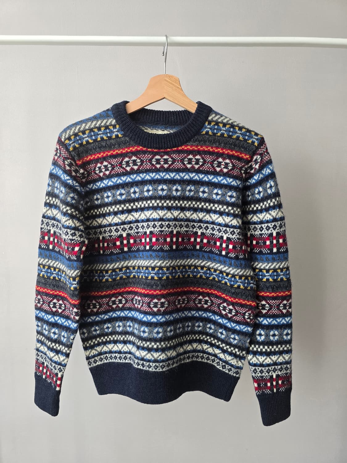 일본 아웃도어  grn 울 니트 상품이미지1