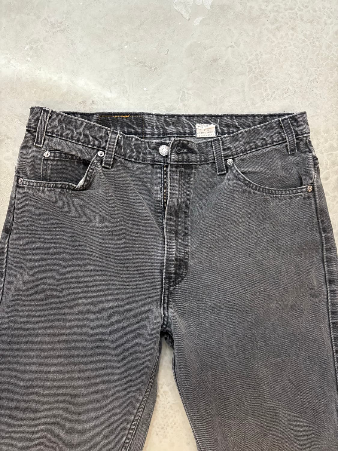 [34] 리바이스 505 오렌지탭 블랙 흑청 상품이미지2