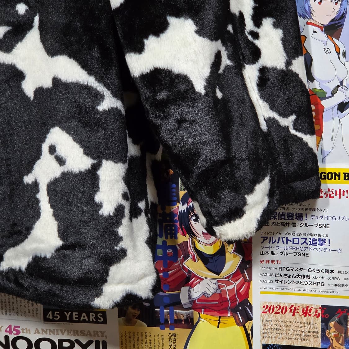 빈티지 리버시블 얼룩무늬 퍼 자켓 상품이미지7