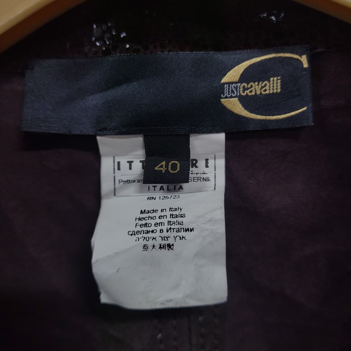 JUST CAVALLI 저스트 까발리 빈티지 가죽 스웨이드  상품이미지4