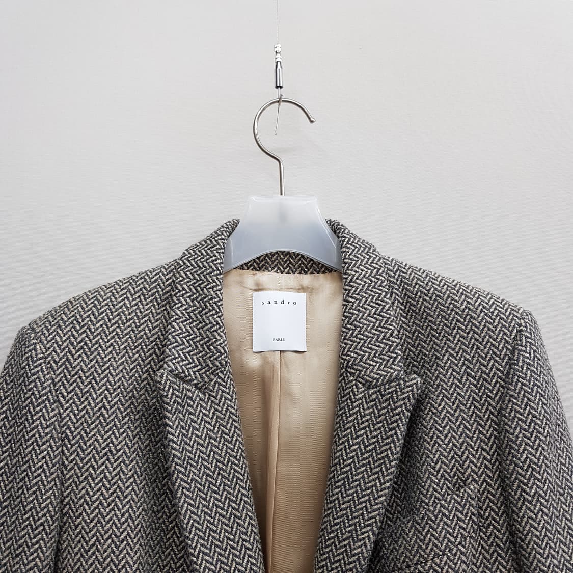 산드로 sandro 시퀸 헤링본 코트 36사이즈 상품이미지2