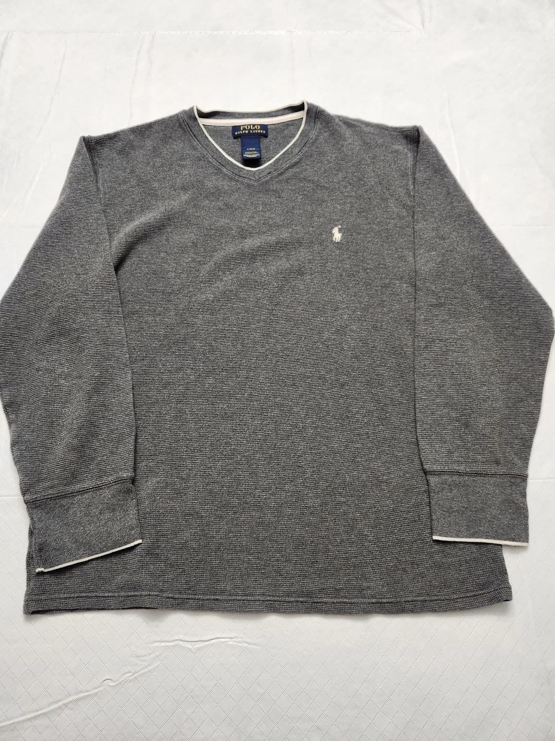 폴로 랄프 로렌 V넥 코튼 니트 상품이미지1