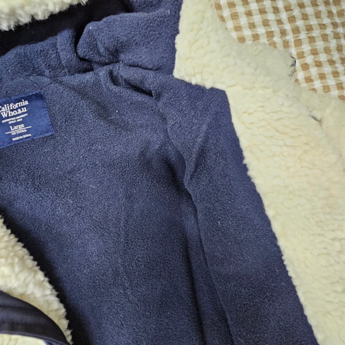 후아유 플리츠 겨울 후드집업 남자100 상품이미지6