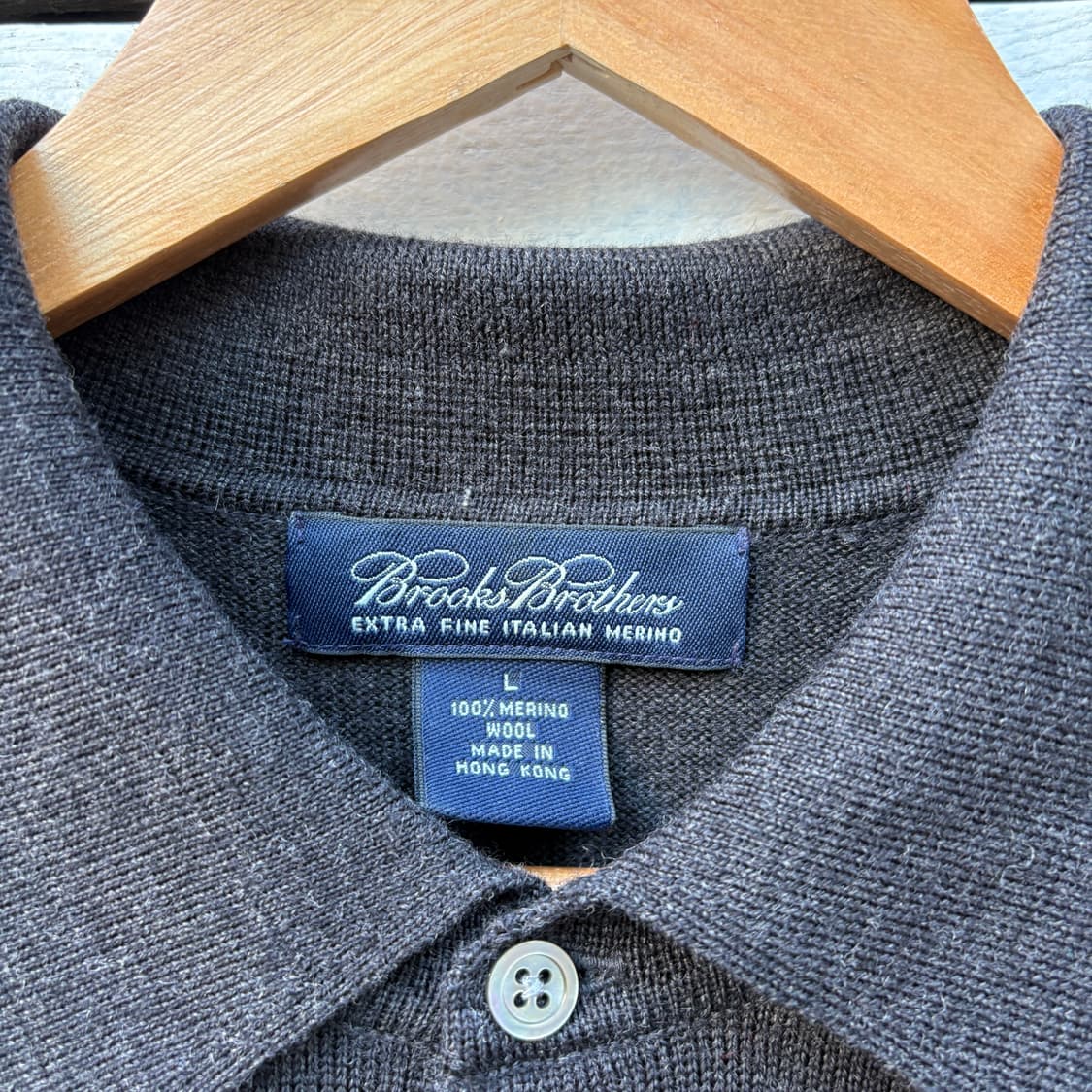 Brooks Brothers 브룩스브라더스 울 카라 니트 상품이미지5