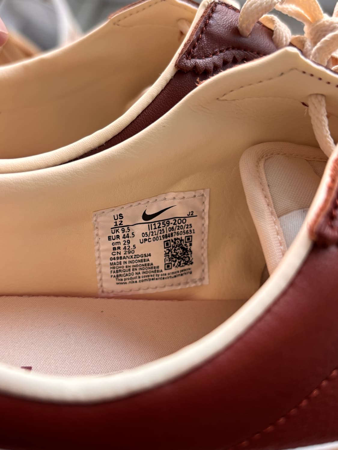 나이키 아스트로그래버 290 / 빈티지 로우 레더 스니커 상품이미지7